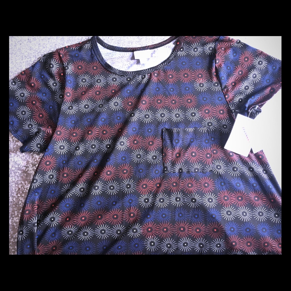 LuLaRoe 2XL Carly Americana NWT